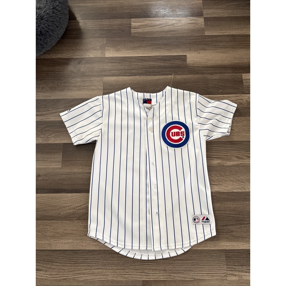 Majestic Authentic Pinstriped Chicago Cubs Jersey Alfonso Soriano #12 Size M